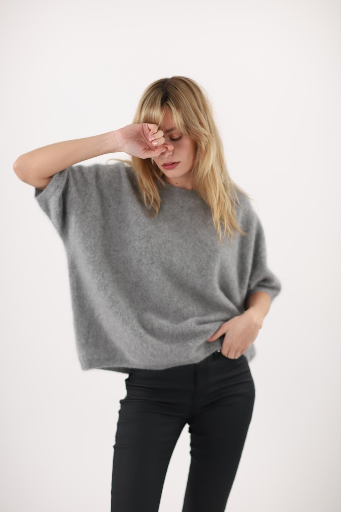 Pull ras du cou raccoon manches courtes raccoon